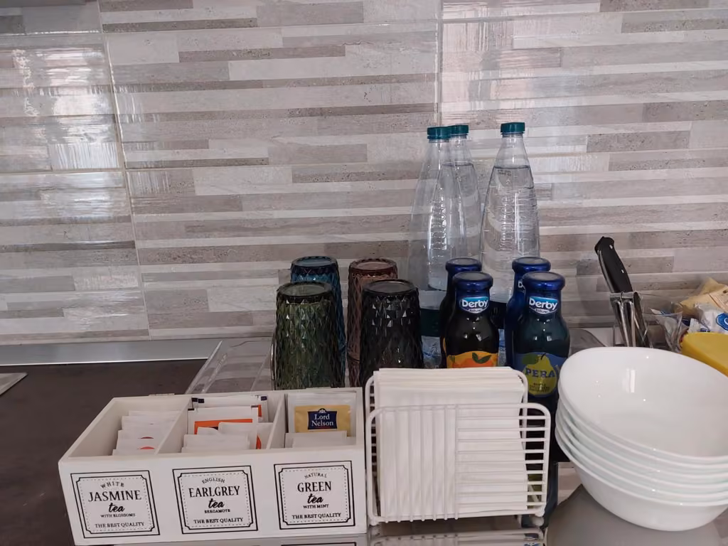 Set per la preparazione di tè e caffè in camera al B&B Piazza Angioina
